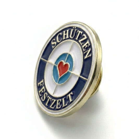 Pin Schützen Festzelt Zielscheibe