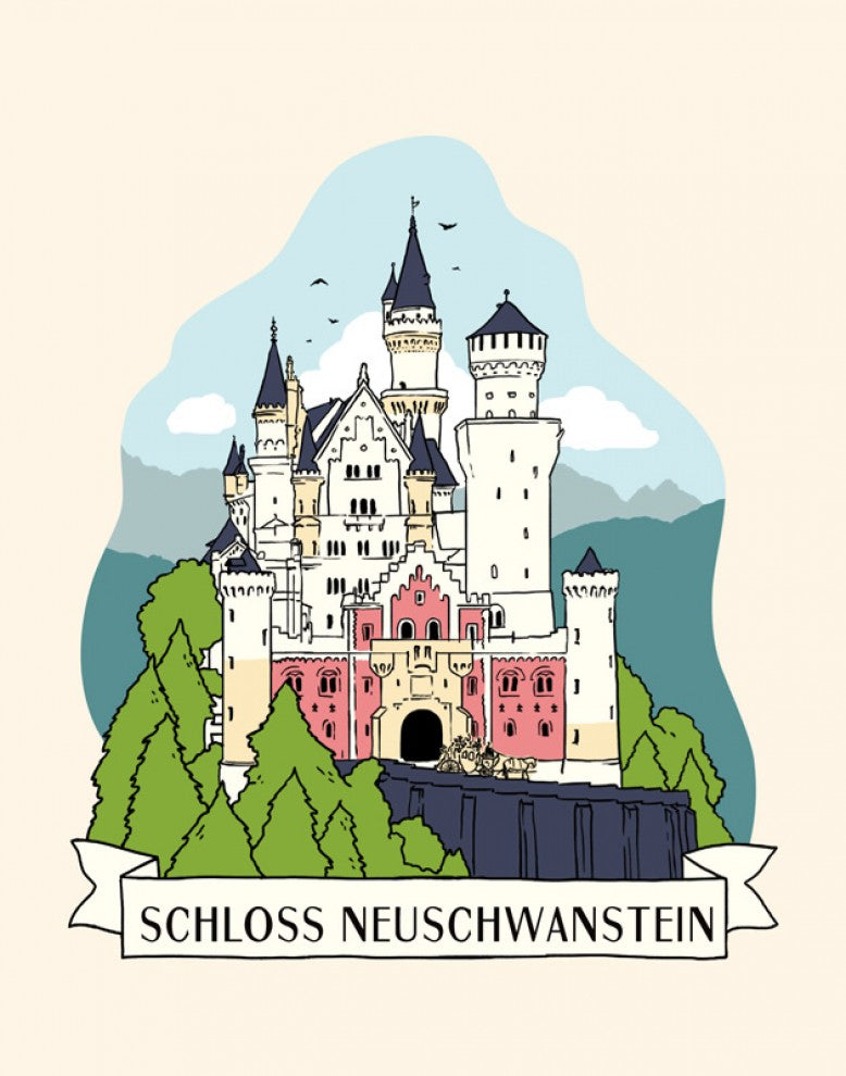 Frühstücksbrett Schloss Neuschwanstein