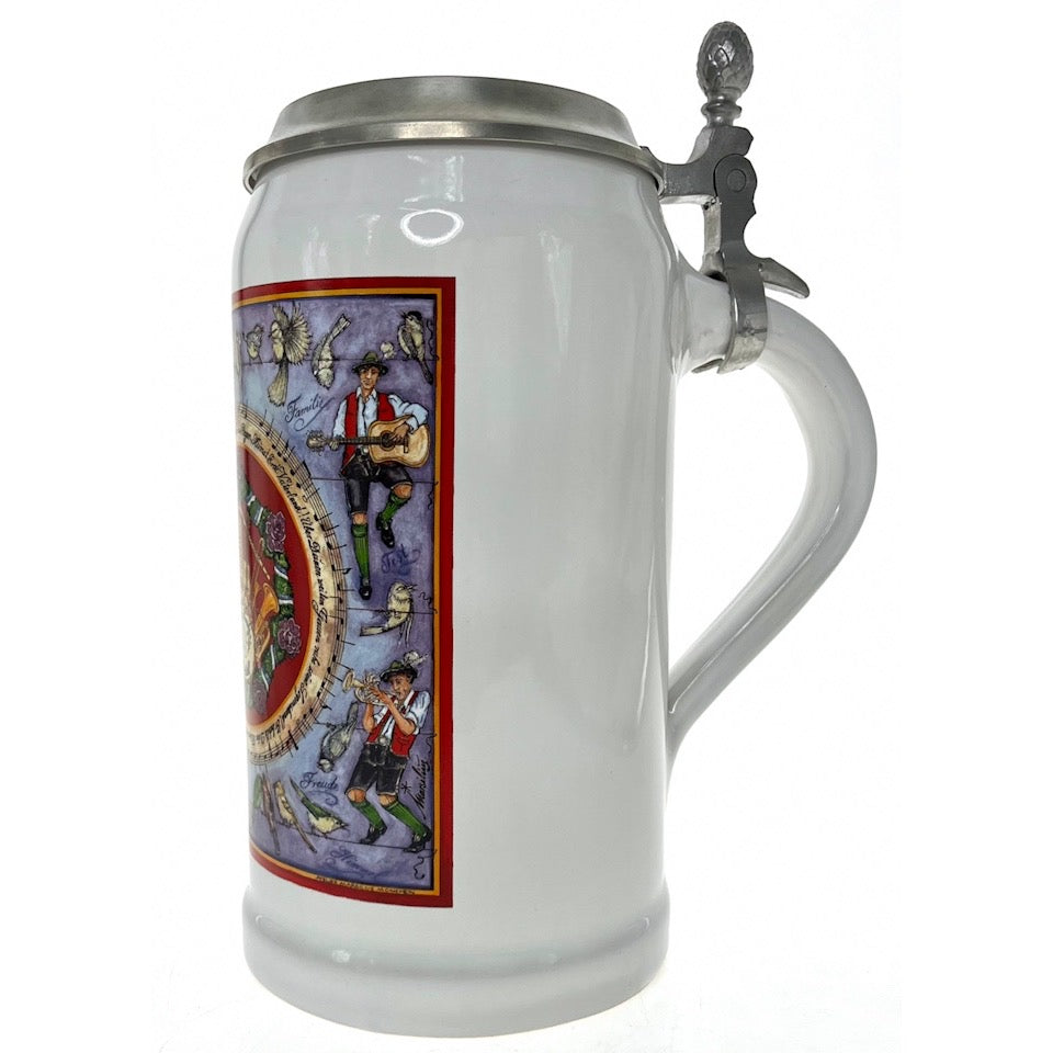 Marstall Oktoberfest Stein 2022 1L with pewter lid