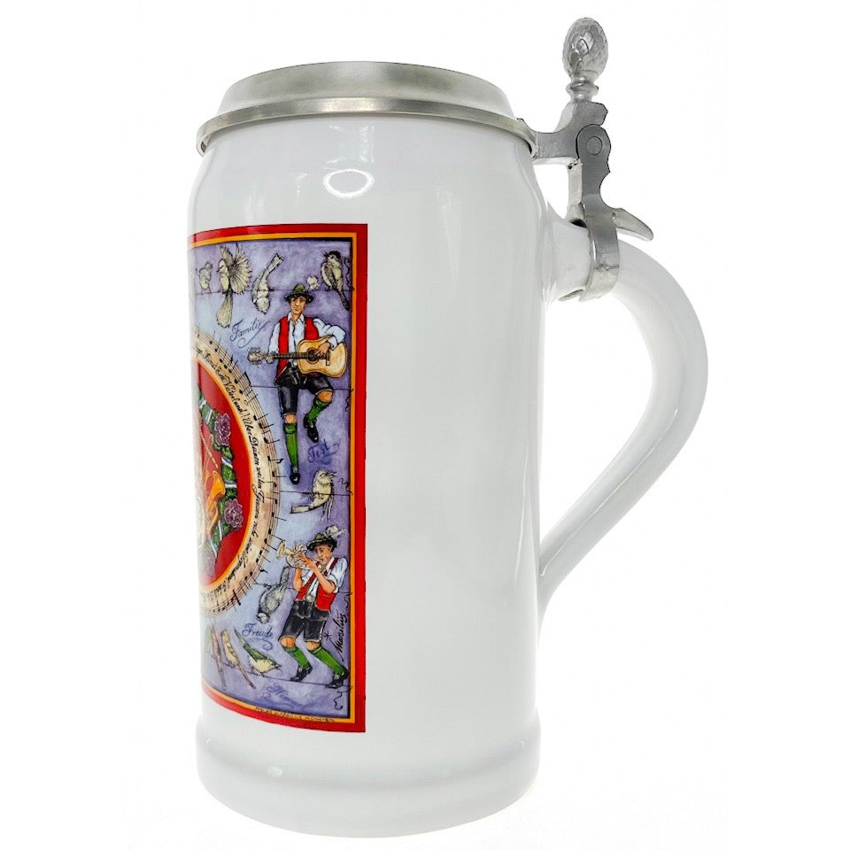 Marstall Oktoberfest Stein 2022 1L with pewter lid
